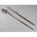 Maynard and Harris, a Victorian Honourable Artillery Company Officer's sword, the etched blade