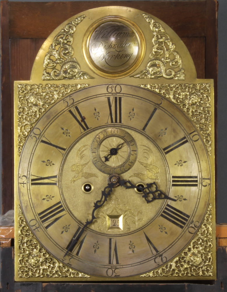 William Risbridger of Dorking, an 8 day striking longcase clock with 30cm arched dial marked William - Image 3 of 5
