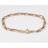 A 9ct yellow gold bracelet, 2.7 grams