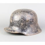 A German steel helmet (no liner)