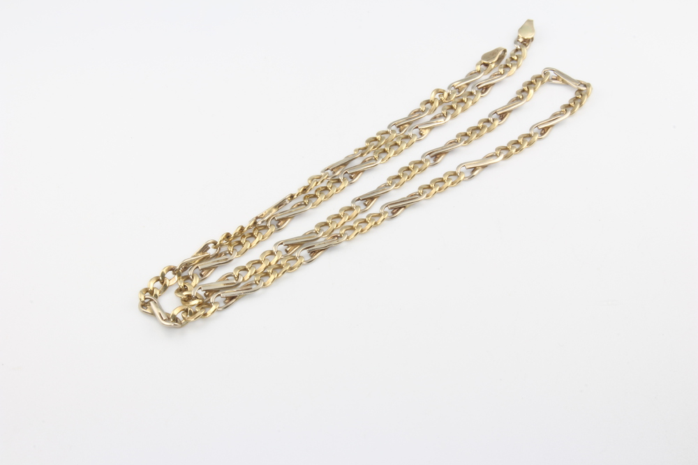 A 9ct yellow gold necklace 11.5 grams, 44cm
