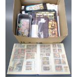 A Stanley Gibbons album of mint Canadian stamps 1903-1977, 3 stock books of world stamps and various