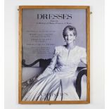 A poster for The Dresses From The Collection of Diana Princess of Wales Christies sale 69cm x 48cm