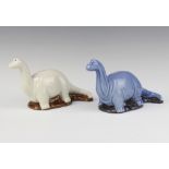 Two Wade limited edition Dinosaur money boxes 12cm, with certificates