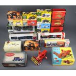 A Corgi Major 1111 combine harvester boxed, 7 Vanguard models, 3 Matchbox special limited edition