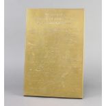 A Perfect Reproduction gilt resin plaque - Perfect replica of the original signatures of the