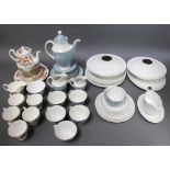 A 22 piece Royal Doulton Reflections patterned coffee service comprising coffee pot, twin handled