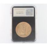 A 100 franc gold angel 1910