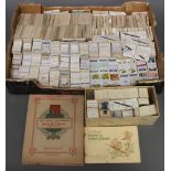 A large quantity of cigarette and tea cards