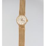 A lady's 9ct yellow gold Omega wristwatch and bracelet, 20 grams This watch is not in working order