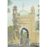 F H Garley April 1954, watercolour signed, "The William IV Gate Brighton" 30cm x 20cm