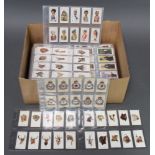 A large quantity of cigarette cards including Ogdens, Wills, Churchman, John Player