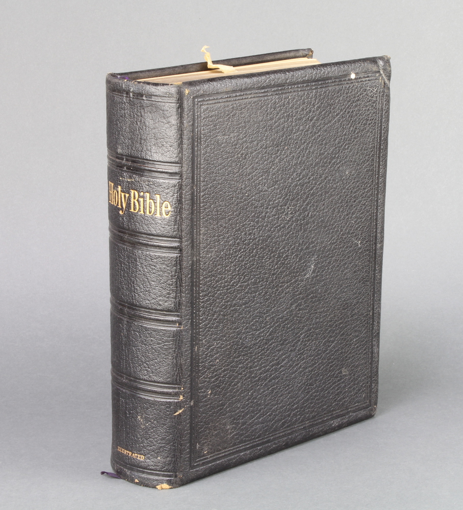 A leather bound Holy Bible, Old and New Testaments printed by University Press Oxford for The