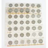 A quantity of shillings, George V and George VI, 230 grams