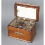 A GECOPHONE no.1 crystal set, interior lid marked BC 1001 Inst.no.6181 Unfortunately we do not