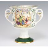 A Caverswall China Company 1981 Christmas goblet no.346/2500 16cm