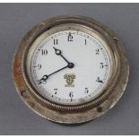 A Smiths car clock, the dial marked P30-541 with silvered dial and Arabic numerals (clock is not
