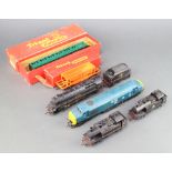 A Hornby Dublo R156 S.R Suburban motor coach boxed, ditto R111 Hooper car boxed, locomotive and