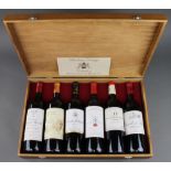 A cased selection of "Prestige Collection Grand Vins of Bordeaux" comprising a bottle of 2001