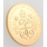 A Her Majesty Queen Elizabeth The Queen Mother 90th birthday gold proof crown, cased No 1606/2500