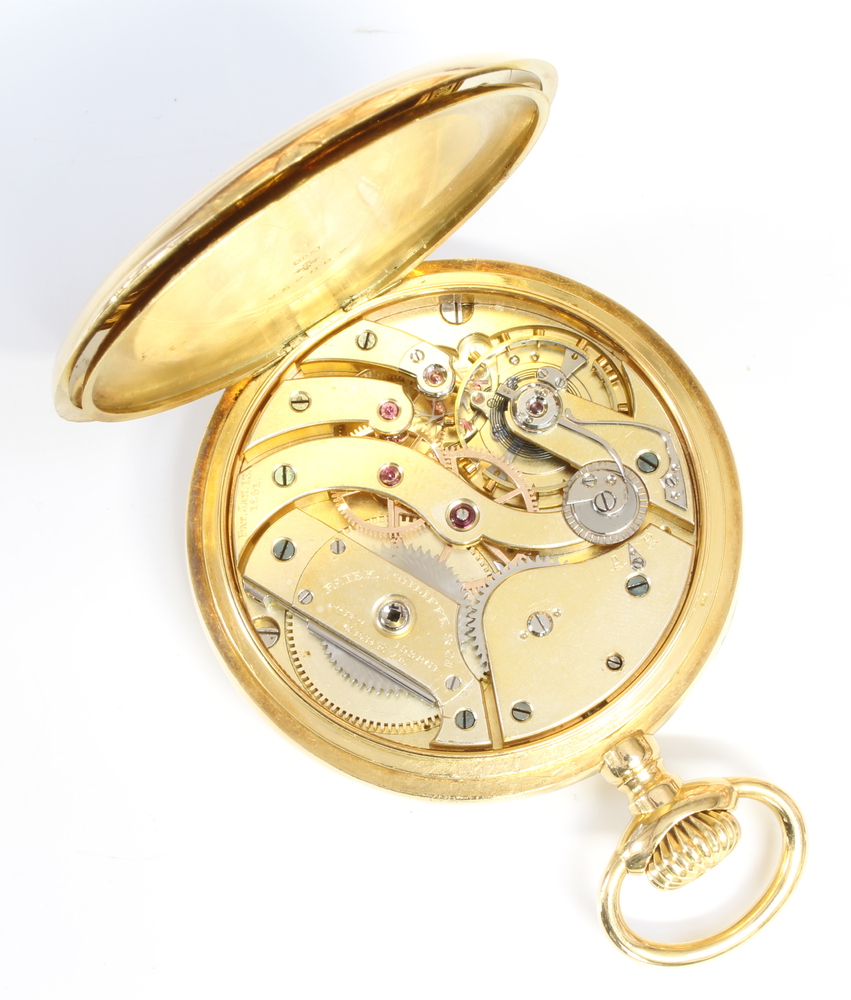 Patek Philippe, 1909 a gentleman's 18ct yellow gold mechanical pocket watch, the dial inscribed - Image 6 of 7