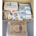 A collection of loose cigarette cards including Churchman's, Players etc