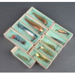 Ten Swedish Abu fishing lures mainly Toyby lures, all boxed