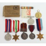 A Queens South Africa medal with South Africa 1902 and Cape Colony bars to no.40203 .Pte.R.W.