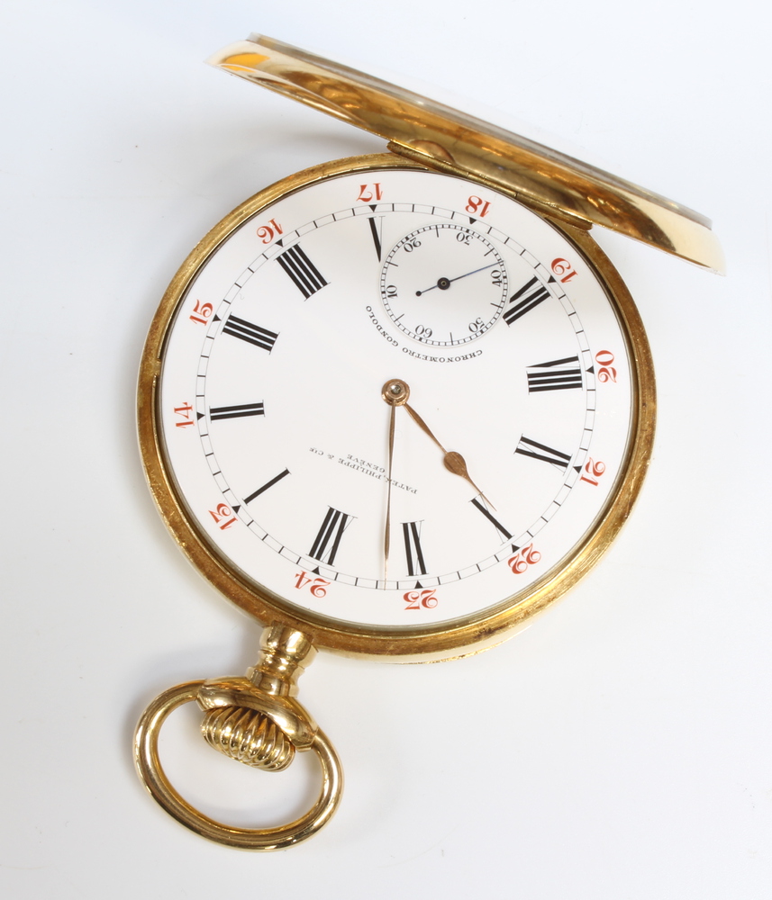 Patek Philippe, 1909 a gentleman's 18ct yellow gold mechanical pocket watch, the dial inscribed - Image 4 of 7