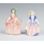 Two Royal Doulton figures Dinky Do HN1678 11cm and Bo Peep HN1811 12cm