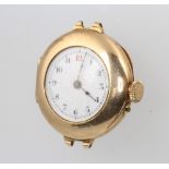A 15ct yellow gold wristwatch contained in a 28mm case This watch is not working