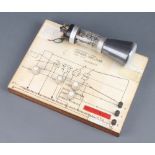 A cathode ray tube demonstration panel