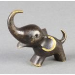 Balker Austria, a bronze figure of an elephant 6cm