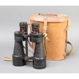 A pair of military issue Bino.prims no.5 Mk 5 x X binoculars marked O.S.419 N.A. reg. no. 84618