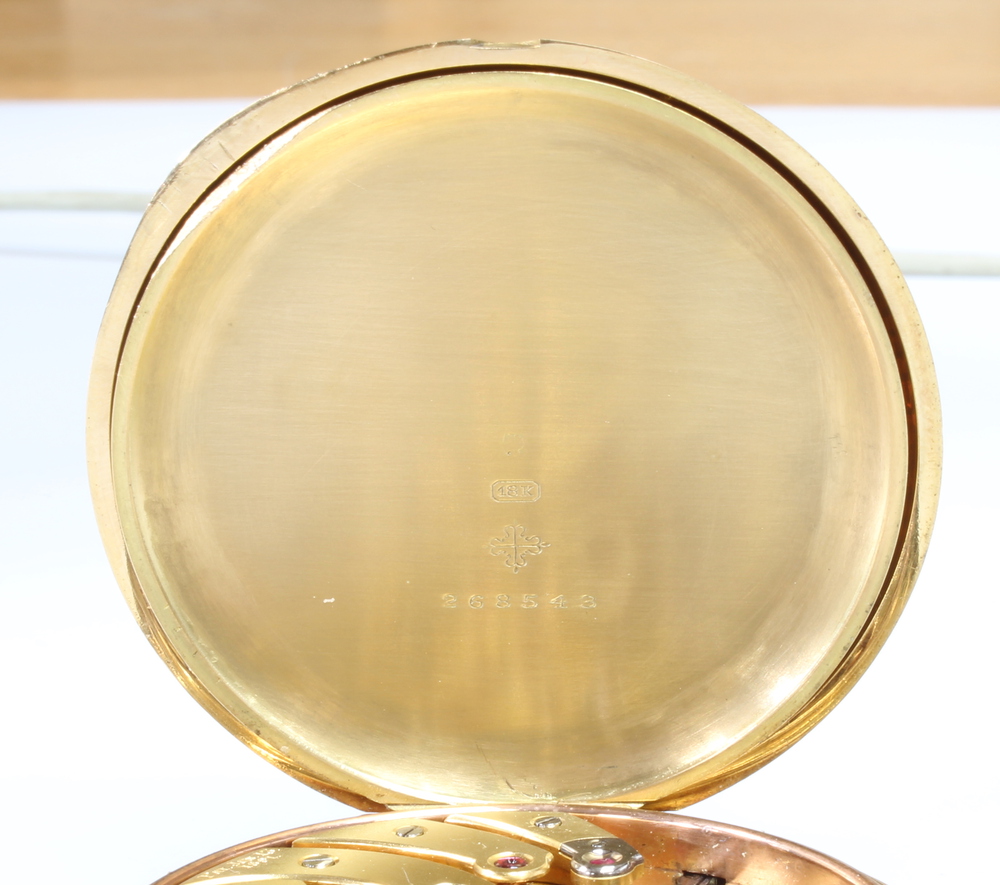 Patek Philippe, a gentleman's 18ct yellow gold cased mechanical pocket watch, the dial inscribed - Image 5 of 6