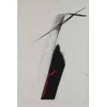 Toko Shinoda (1913), limited edition lithograph signed and inscribed in pencil "Listen" 23/28 41.5cm
