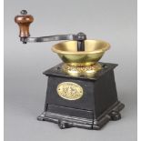 A Victorian E Pugh & Co of Wednesbury coffee grinder marked no.2/0