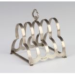 A silver 5 bar arched toast rack, Birmingham 1946 86 grams