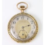 A gentleman's 18ct 2 colour gold dress watch with seconds at 6 o'clock, the dial inscribed Mermod