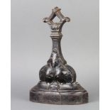 A Victorian cast iron door stop, the back marked 46 no.239638 23cm h x 16cm w x 5cm d