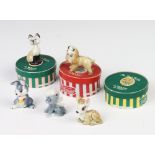 A Wade Hatbox Series figure "Scamp" boxed, ditto "Am" boxed, 3 other Walt Disney figures and a