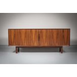 A ROSEWOOD SIDEBOARD by Arne Vodder