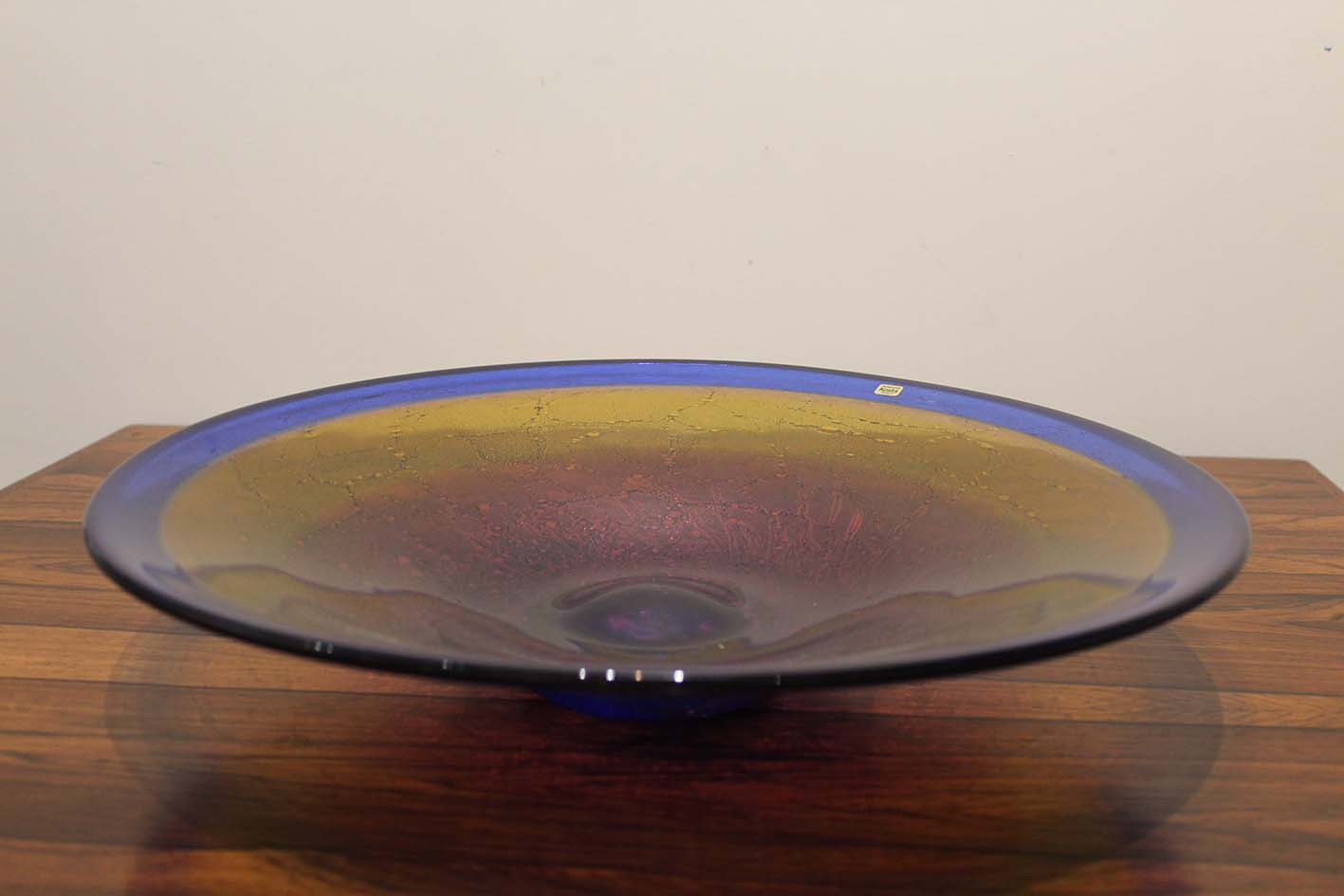 A SWEDISH GLASS BOWL by KOSTA,