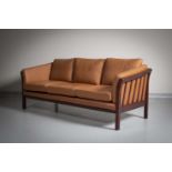 A Danish Leather Sofa by Danish