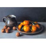 STILL LIFE WITH FRUIT AND WALNUT by Mark O'Neill