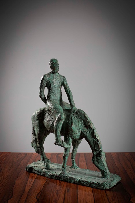 HORSE AND RIDER by by Oisin Kelly RHA - Image 2 of 2