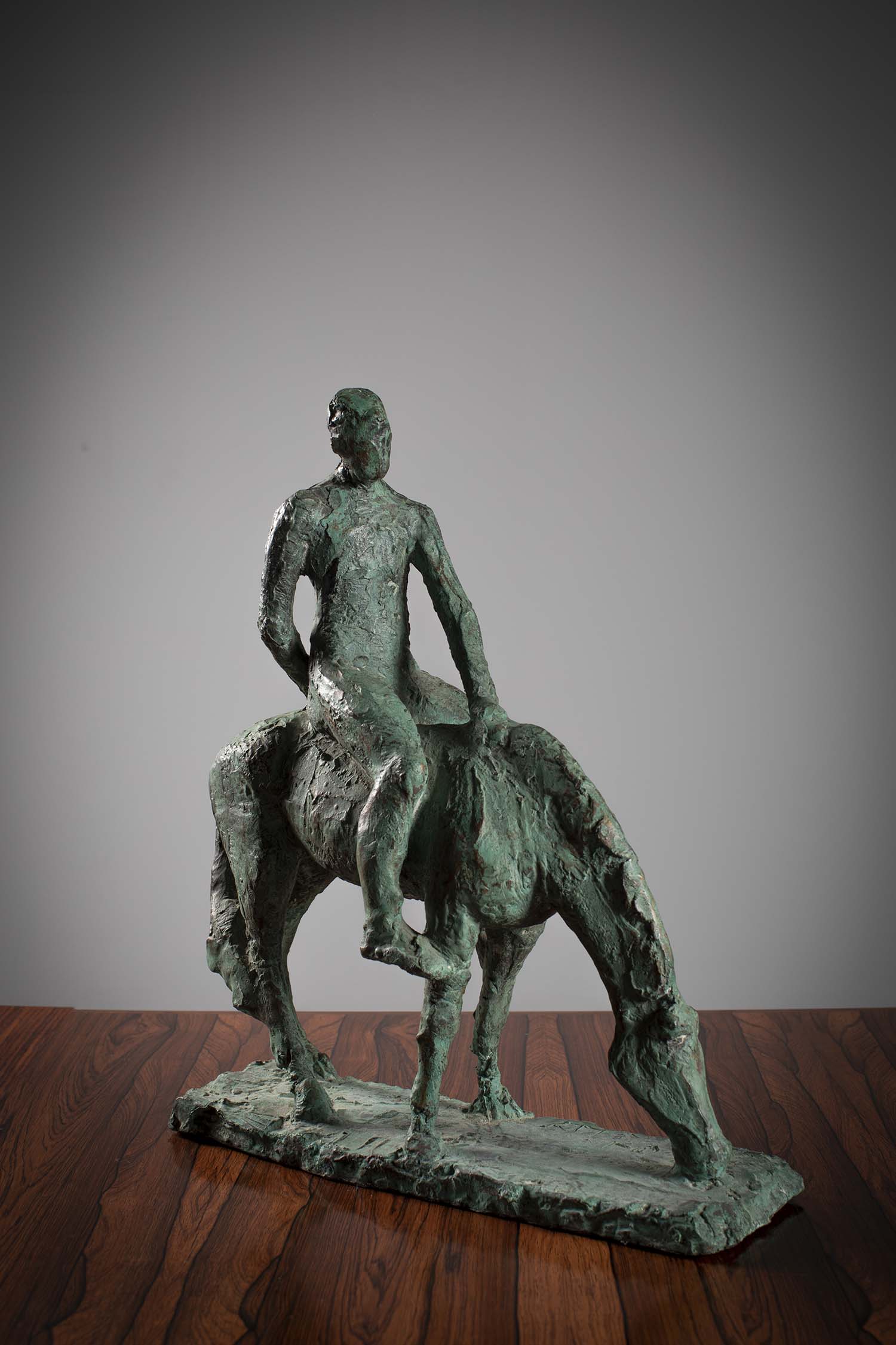 HORSE AND RIDER by by Oisin Kelly RHA