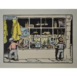 A SHOP IN SAILOR TOWN by Jack B. Yeats