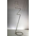 A TUBULAR CHROME VALET STAND, ITALIAN 1960s, in the form of a gentleman, 163cm (h).