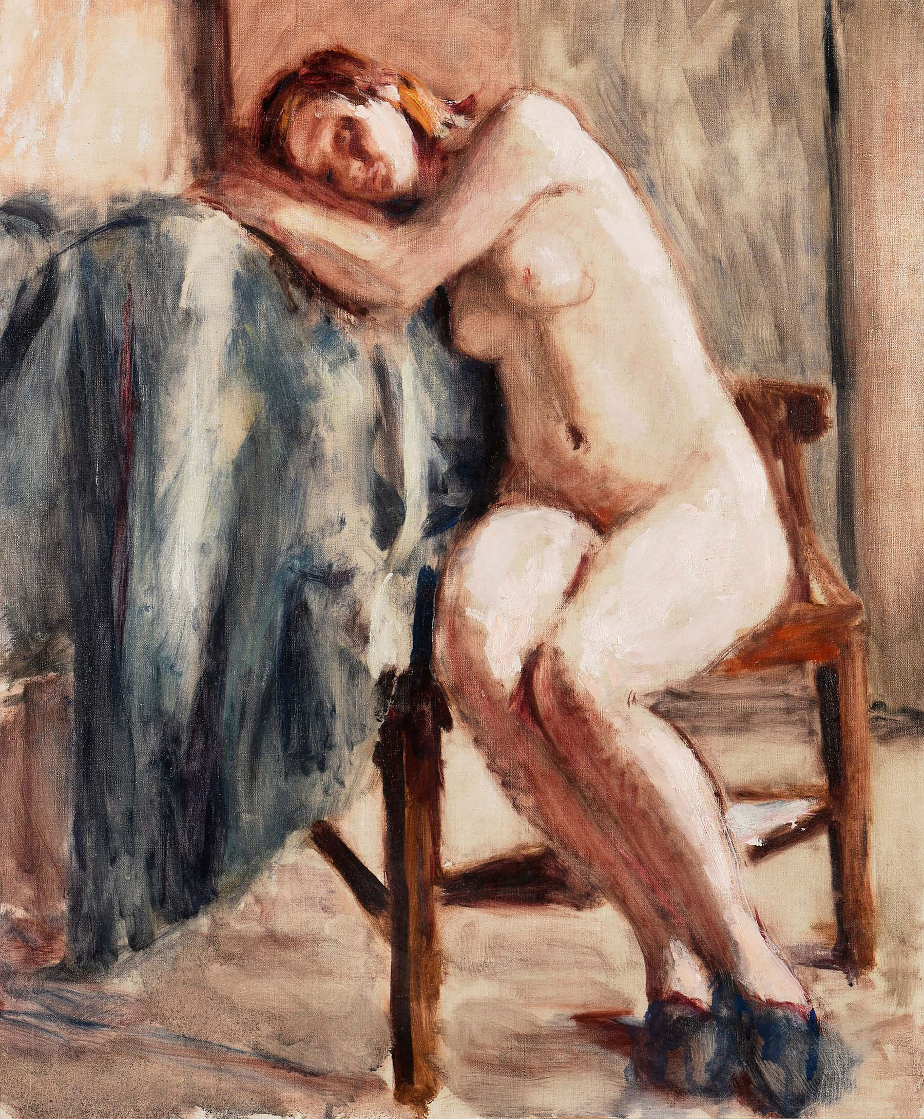 SEATED NUDE by Roderic O'Conor